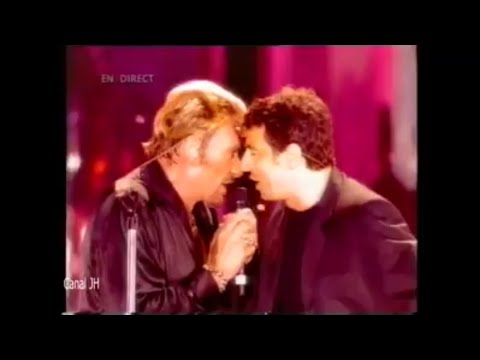 Johnny Hallyday & Patrick Bruel - L'envie - LIVE - Duo