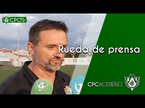 Rueda de prensa de Julio Cobos tras el AD Llerenense 1-2 CP Cacereño