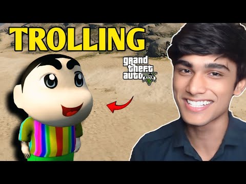 Trolling A.I Shinchan In GTA V 