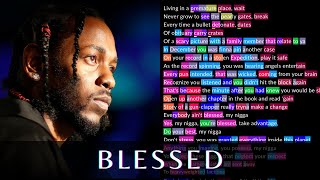 Kendrick verse on &quot;Blessed&quot; | Rhymes Highlighted