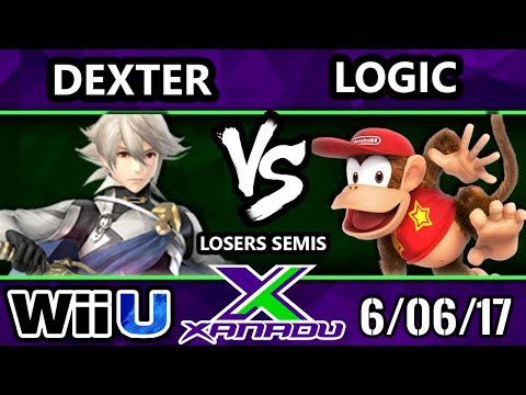 S@X 205 - Dexter (Corrin) Vs. InC|VGBC|Logic (Diddy Kong, Mewtwo) - SSB4 Losers Semis - Smash 4
