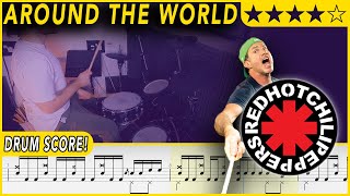 Around the World - Red Hot Chili Peppers | DRUM SCORE Sheet Music | #575 DRUMSCRIBE