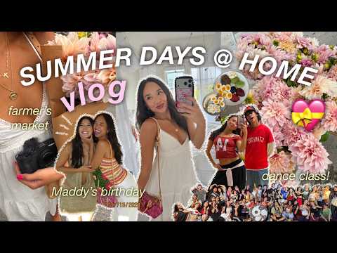 SUMMER DAYS @ HOME VLOG 𑣲⋆