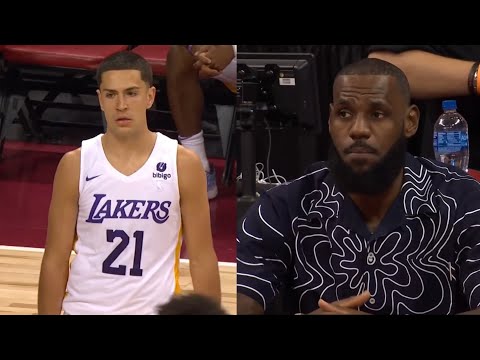 the perfect SHOOTER for the Lakers.. 6'9 Cole Swider is GREENLIGHT🔥