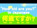 Learn Japanese: How old are you? GenkiJapan.Net.