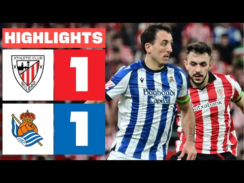 ATHLETIC CLUB 1 - 1 REAL SOCIEDAD | HIGHLIGHTS LALIGA EA SPORTS