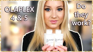 OLAPLEX NO 4 and NO 5 REVIEW | Are the shampoo and conditioner any good?