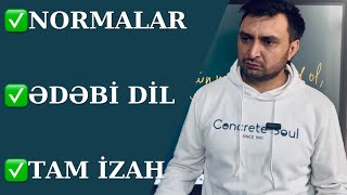NORMALAR  ƏDƏBİ DİL  MÖVZUNUN TAM İZAHI