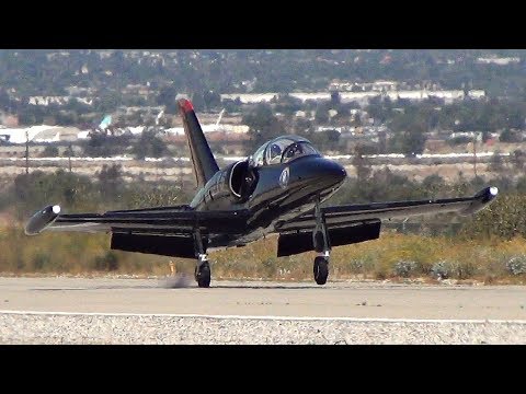 Patriots Jet Team Arriving at Hangar 24 AirFest 2017