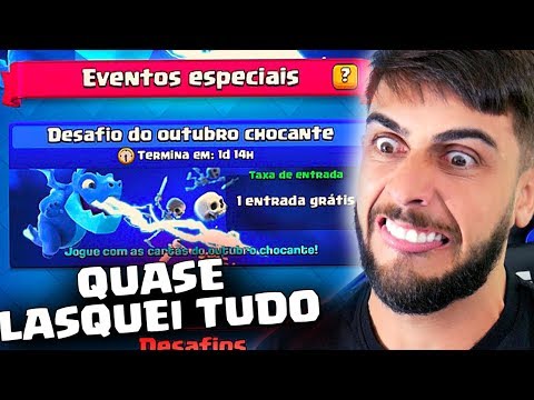 DECK DESAFIO DO OUTUBRO CHOCANTE NO CLASH ROYALE