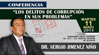 Delitos de Corrupción en sus problemas