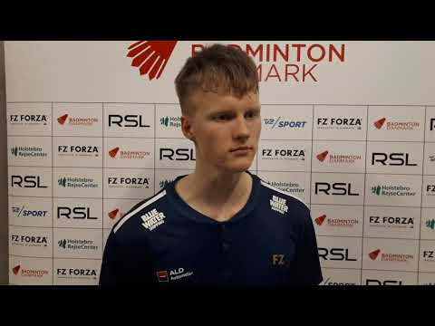 Anders Antonsen brugte tre sæt på at spille sig i den finske ved DM 2018