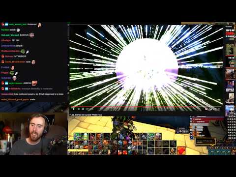 Asmongold's Reaction to FULL FORCE SHADOW PRIEST 8.2