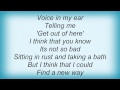 Eels - Taking A Bath In Rust Lyrics