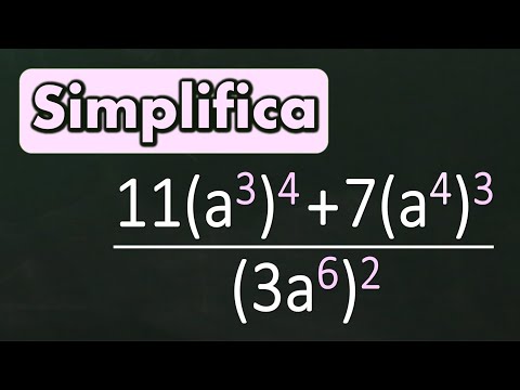 Álgebra. Cómo simplificar una expresión algebraica