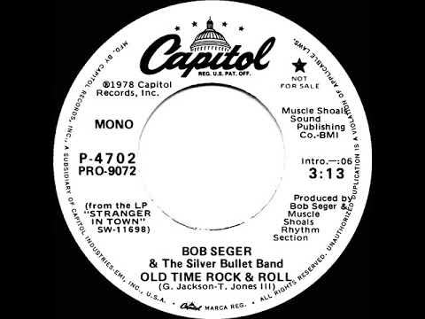 1979 Bob Seger - Old Time Rock & Roll (mono radio promo 45)