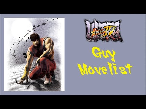 Ultra Street Fighter IV - Guy Move List (720p)