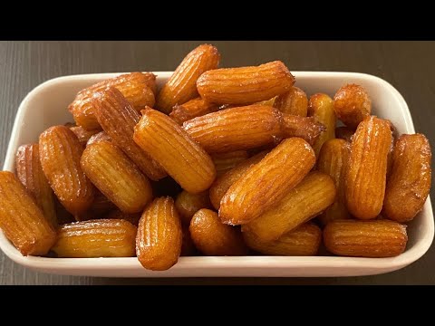 How To Make Turkish Sweet Tulumba | Turkish Tulumba Dessert Recipe | Easy Tulumba
