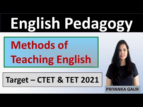 Methods of Teaching English Video Lecture - Crash Course for CTET ...
