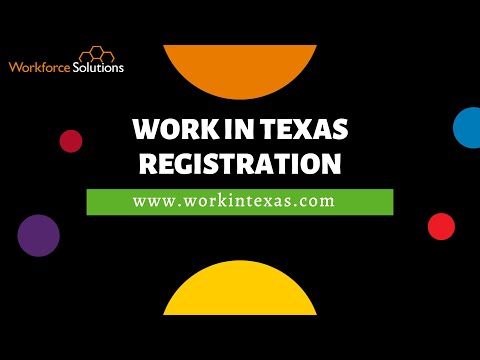 Registering In Workintexas