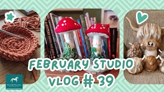 🦉 A MONTH in the life of a needle felting business.....all the work behind the scenes #smallbusiness