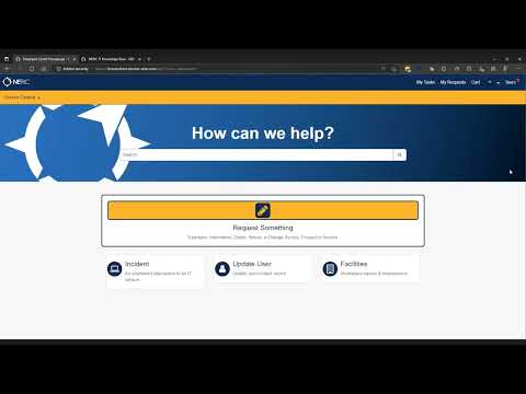 Creating tickets in the NERIC Service Portal