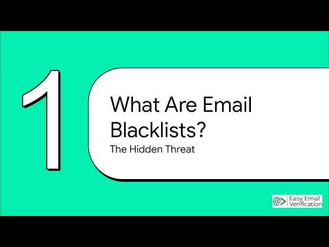 Click to load YouTube video about email blacklists and sender reputation