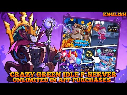 Crazy Green Idle Private Server  -  Unlimited Recharge - Game Private Server