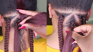 How To Start Large Box Braids