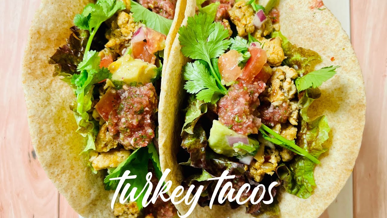 GROUND TURKEY TACOS (건강한 타코) | Recipes for a Healthy Diet #tacos #turkey #thanksgiving