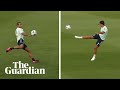 Thiago And Rodri Display Stunning Long Range Passing In Spain Training