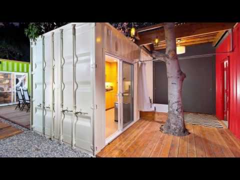 Part of a video titled 10 Awesome Shipping Container Homes design ideas - YouTube