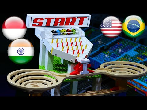 Marble Race: Friendly #8 - Olympics with marbles by Fubeca's Marble Runs