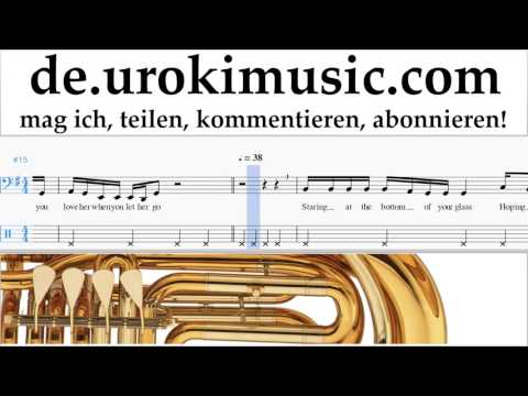 Tuba Lernen Passenger - Let Her Go Tabulatur Teil#2 um-i995