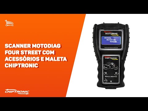 Scanner Motodiag Four Street com Acessórios - Video