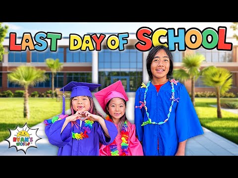 Summer Vacation is HERE! Ryan Celebrates the Last Day of School!