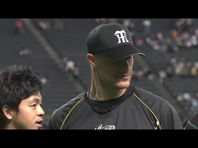 タイガース・スタンリッジ投手ヒーローインタビュー 6月12日 北海道日本ハムファイターズ 対 阪神タイガース
