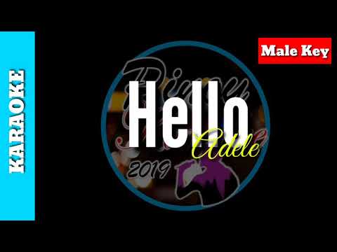 Hello by Adele ( Karaoke : Male Key)
