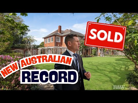 New AUSTRALIAN RECORD for the MOST EXPENSIVE HOME EVER SOLD AT AUCTION!
