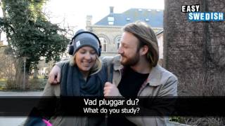 Easy Swedish 2 - What do you study?