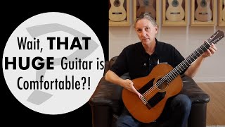 Is This Huge Guitar Comfortable To Play? (1971 Miguel Rodriguez)
