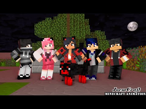 ULTIMA APHMAU, KC, EIN, ZANE AND AARON | CHICKENWINGS MEME | HEROTONGIHT DANCE - Minecraft Animation