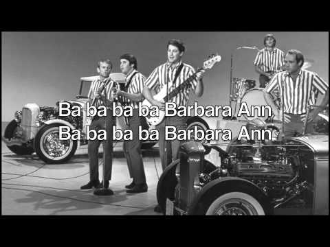 Barbara Ann - The Beach Boys (with lyrics) [otherwise known as 'The Banana Song']