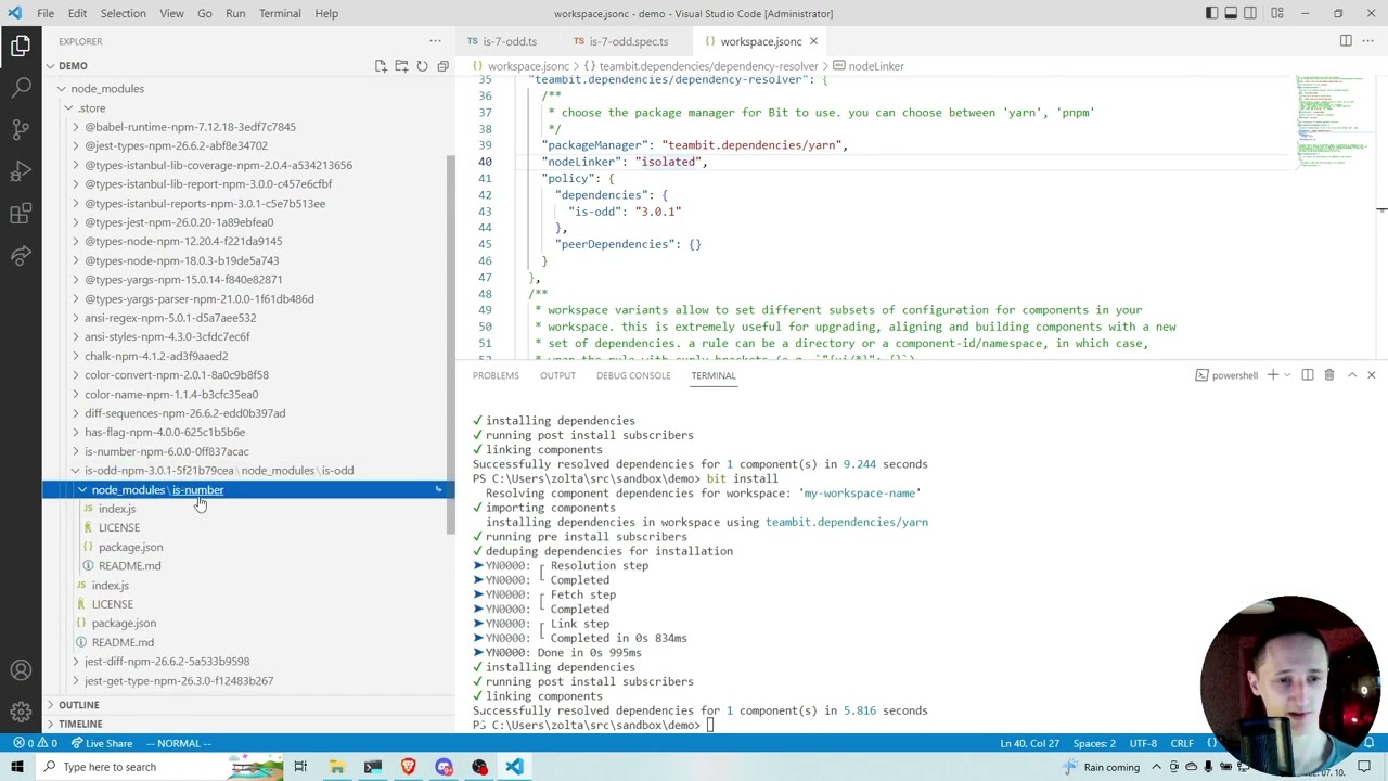 Advanced dependency management in Bit