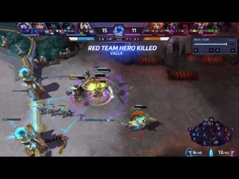 Heroes of the Storm: Cassia's Ball Lightning vs group