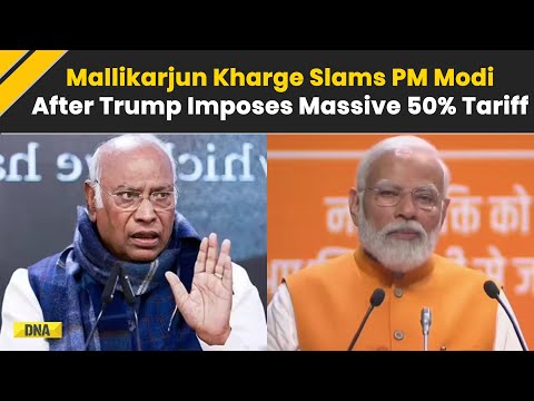 Trump Tariffs: Mallikarjun Kharge Slams Modi Govt, Says 'Can't Blame This On 70 Years Of Congress'