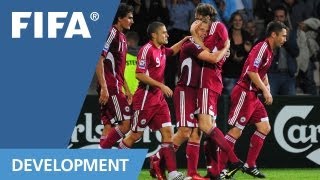 Football developing in Latvia, Lithuania