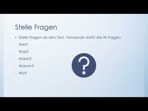 Die 5 Schritt Lesemethode