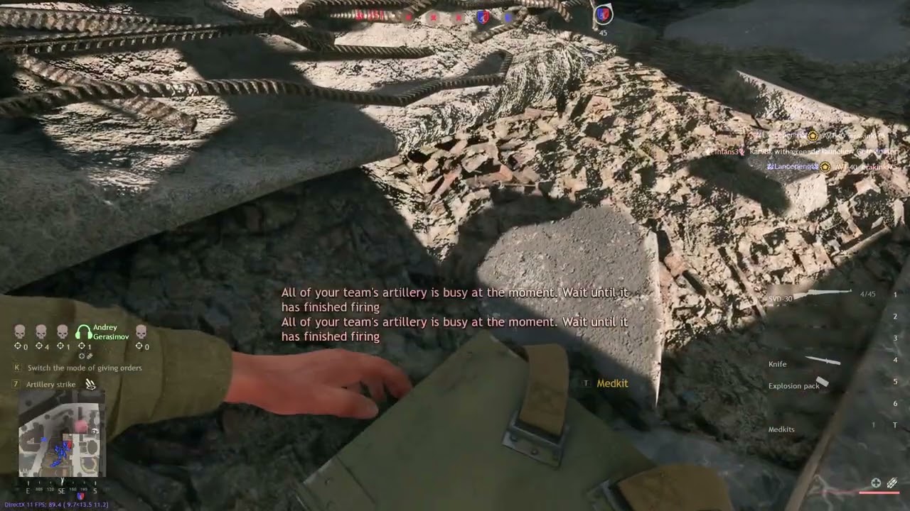 Enlisted - Artillery bug
