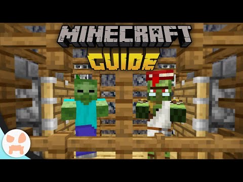 wattles - ZOMBIE VILLAGER CONVERTER FARM! | The Minecraft Guide - Tutorial Lets Play (Ep. 98)